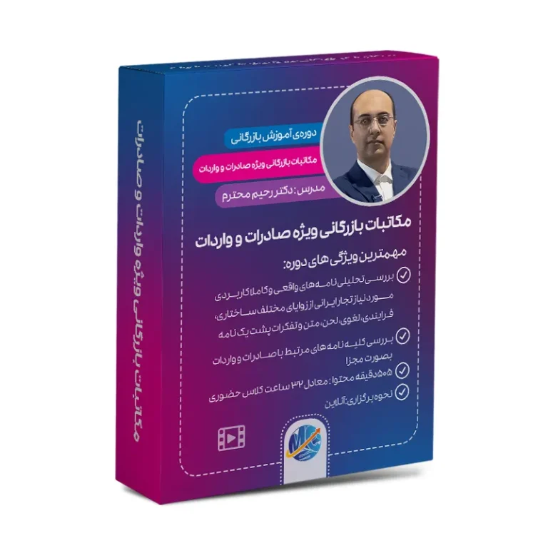 Commercial correspondence for export and import